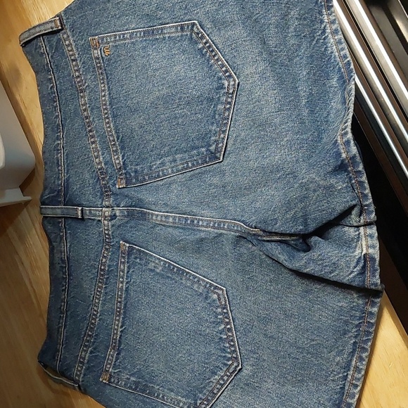 Madewell Relaxed Denim Short Medium Wash High Rise Size 29 - Picture 4 of 7